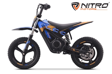 NITRO MOTORS Flee G2 Elektro Kinder Dirtbike 500W Peak 24V Lithium 14" Prime